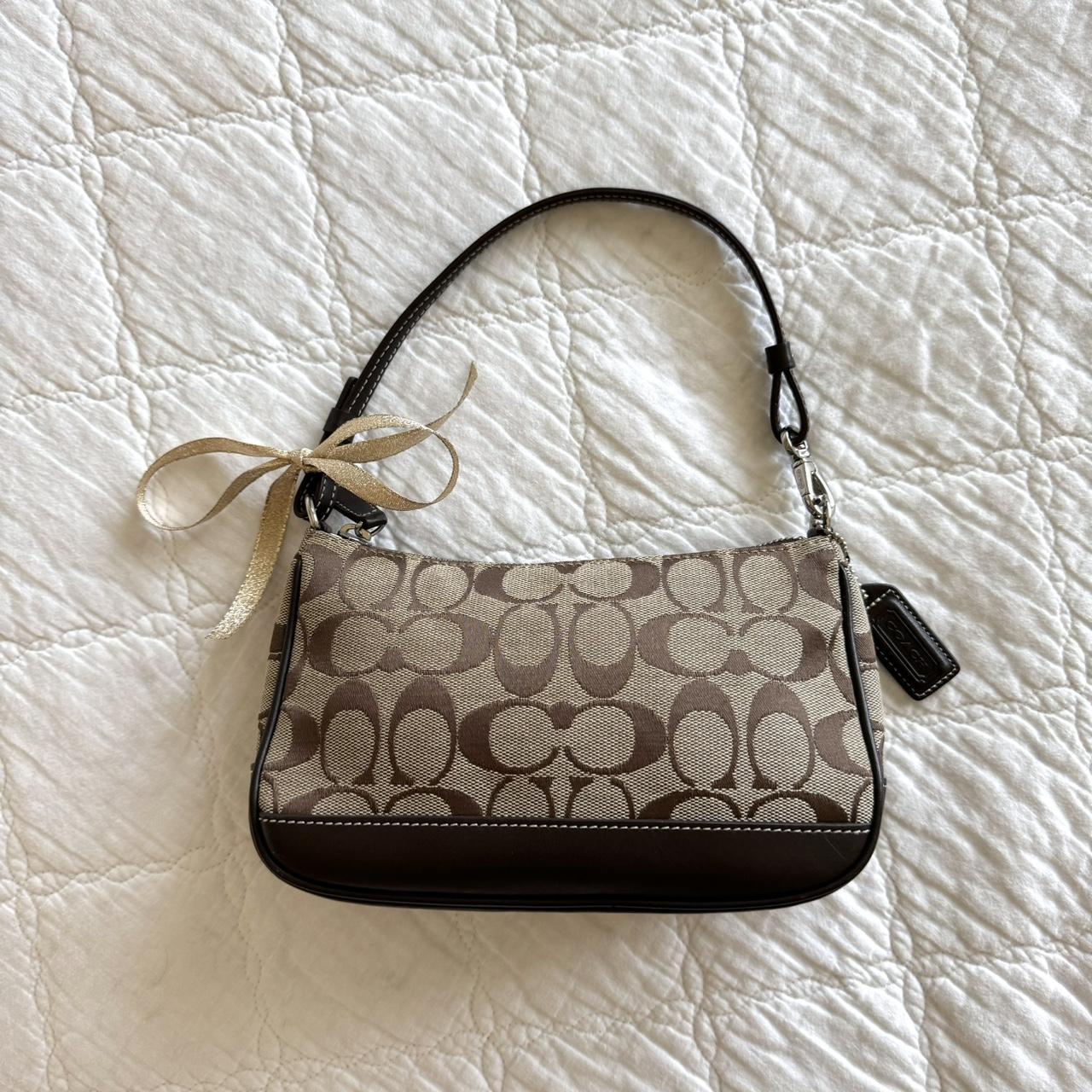 Coach Monogram Mini Baguette Bag