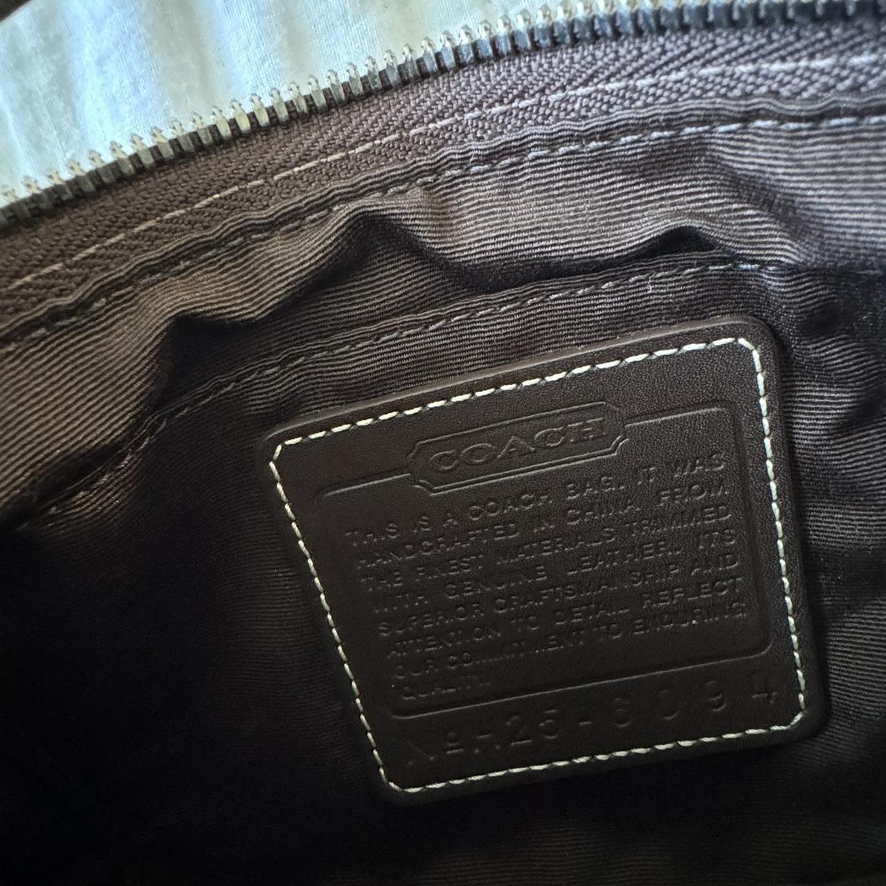 Coach Monogram Mini Baguette Bag