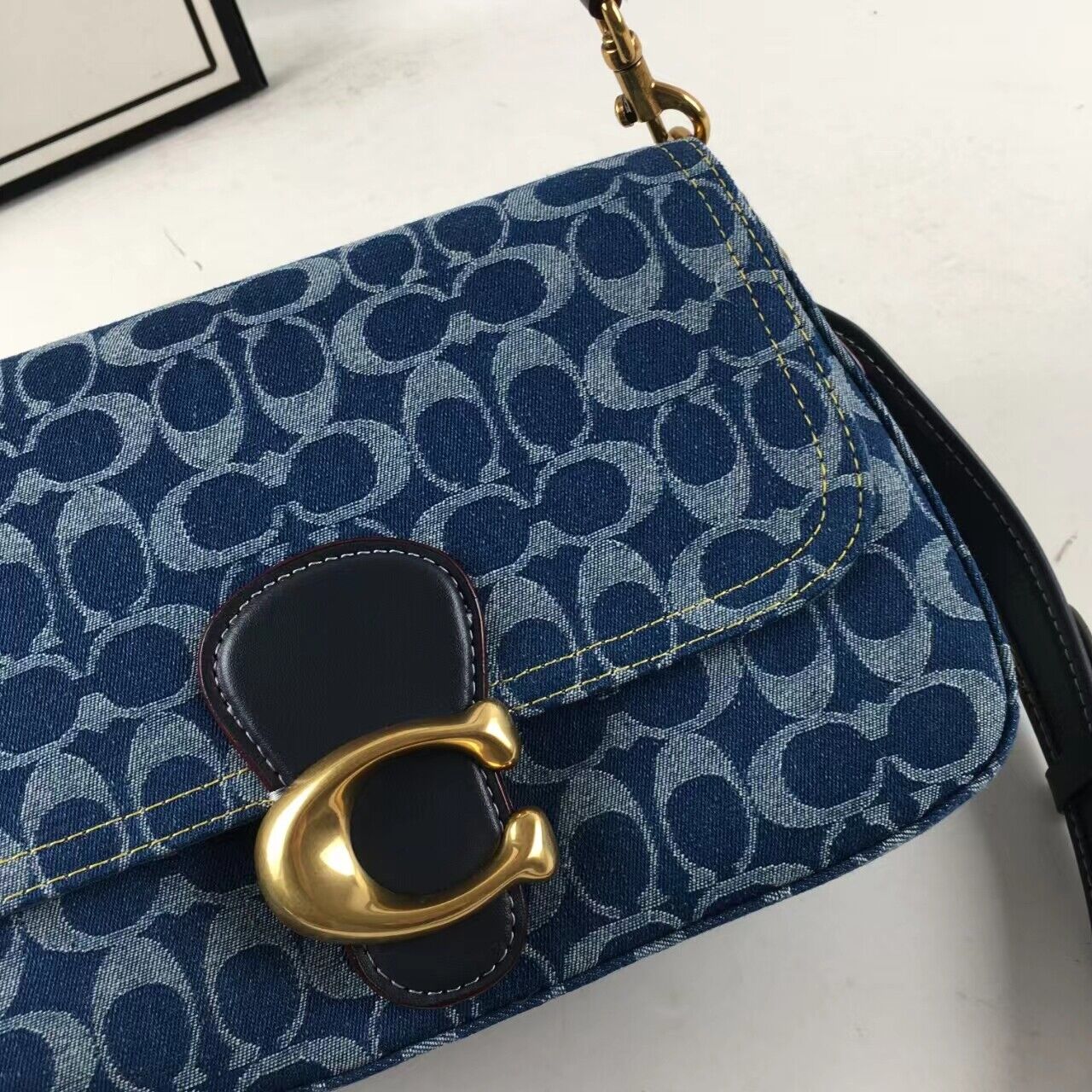 Coach CA105 Tabby Shoulder Crossbody Bag - Signature Denim ๐