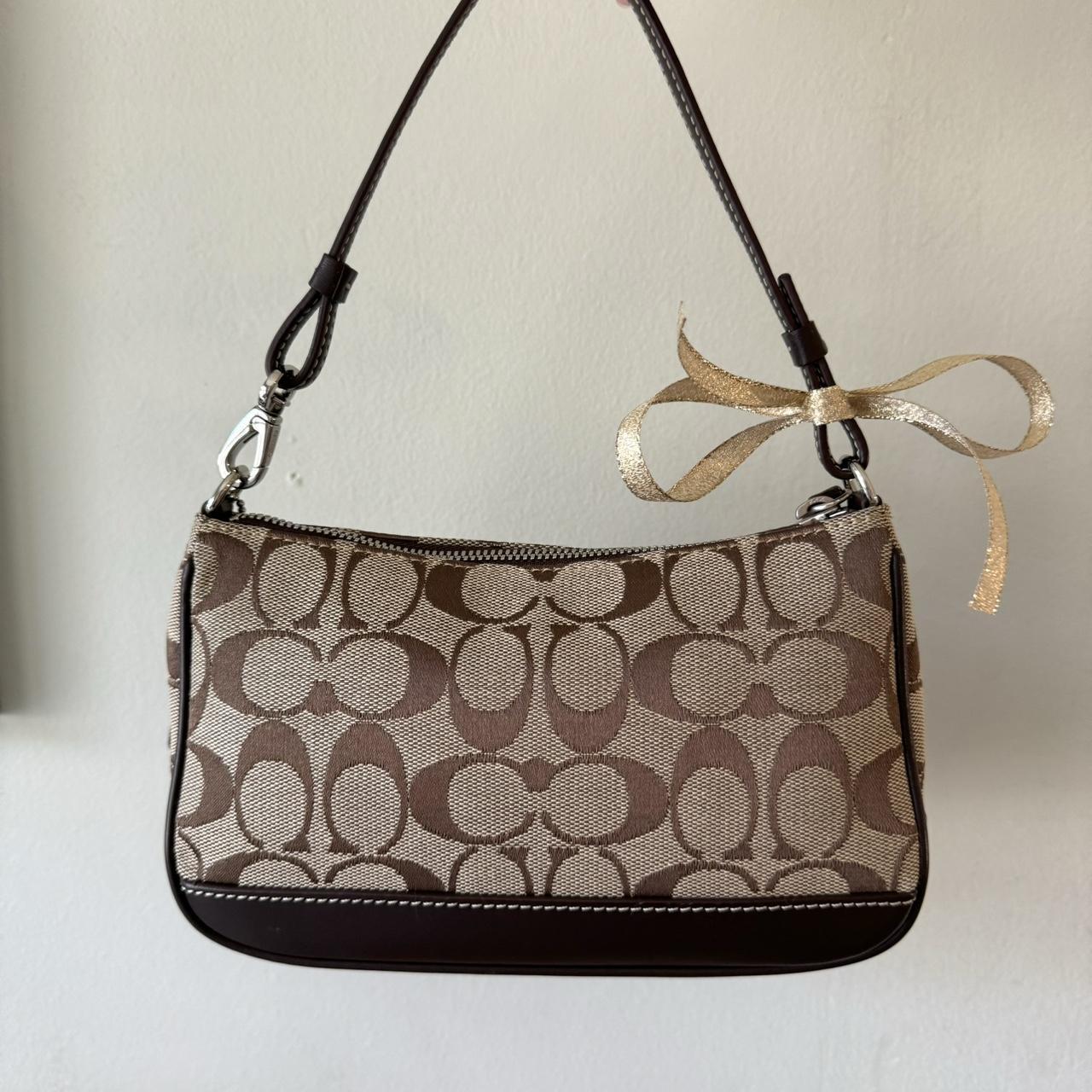 Coach Monogram Mini Baguette Bag