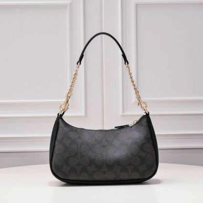 COACH Teri Shoulder Bag CA548 in Signature Canvas Brown