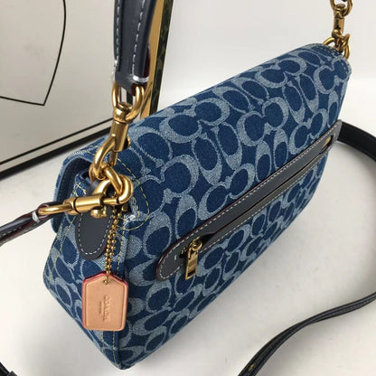 Coach CA105 Tabby Shoulder Crossbody Bag - Signature Denim 💙